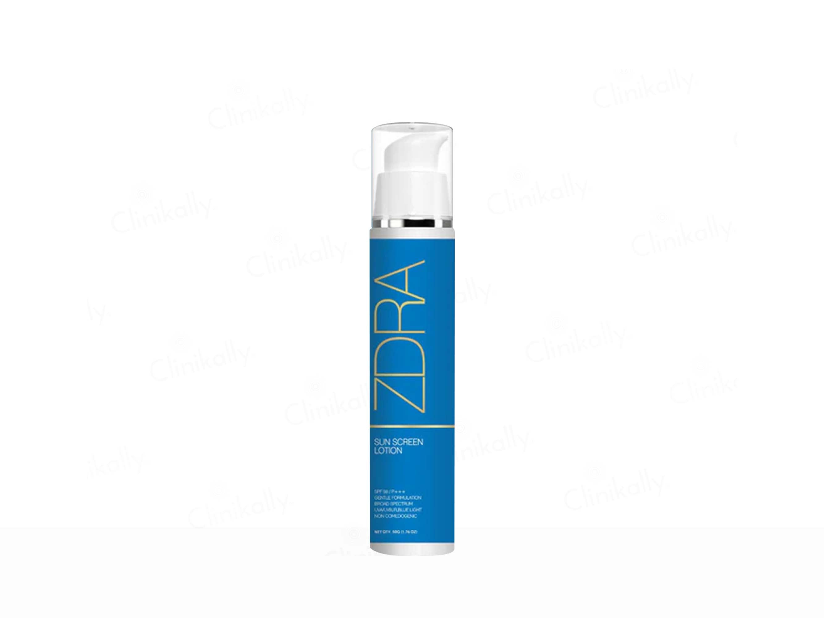 Zdra Sunscreen Lotion SPF 50 PA+++