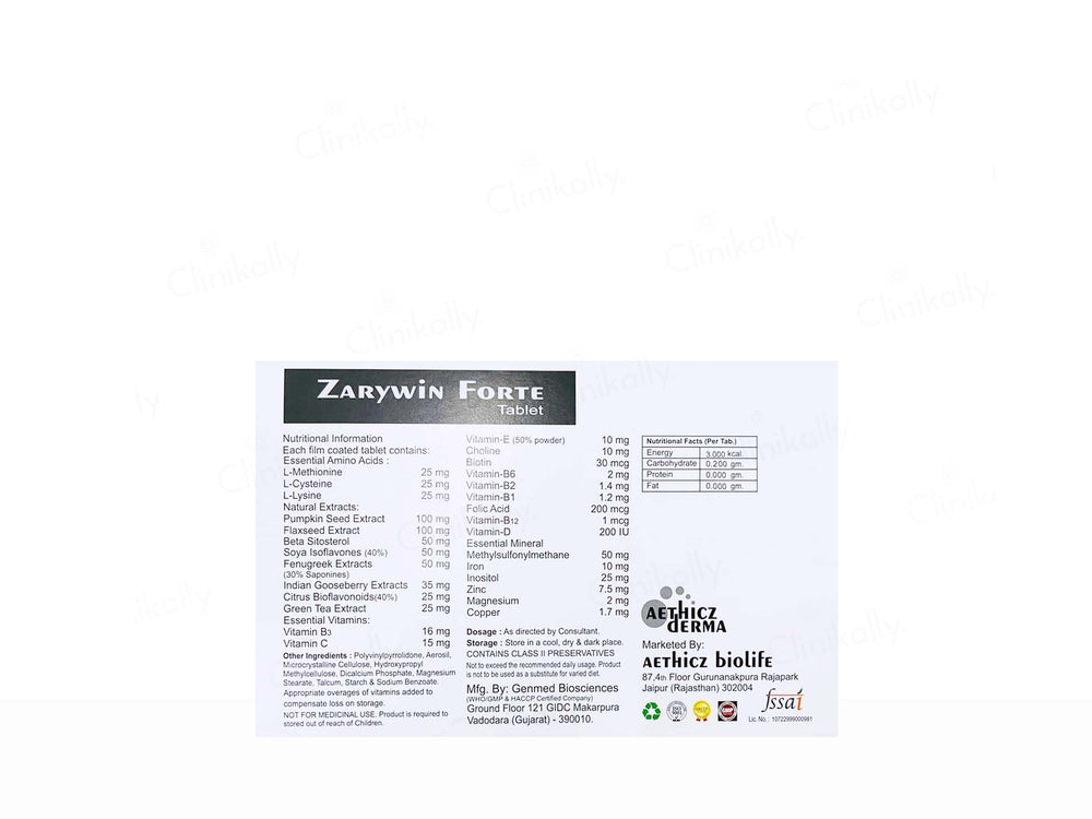 Zarywin Forte Tablet