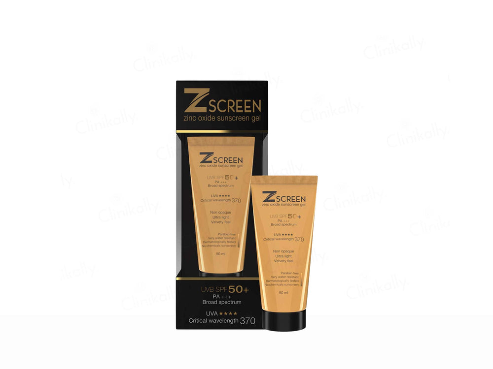 Z Screen Zinc Oxide Sunscreen Gel SPF 50+ PA+++