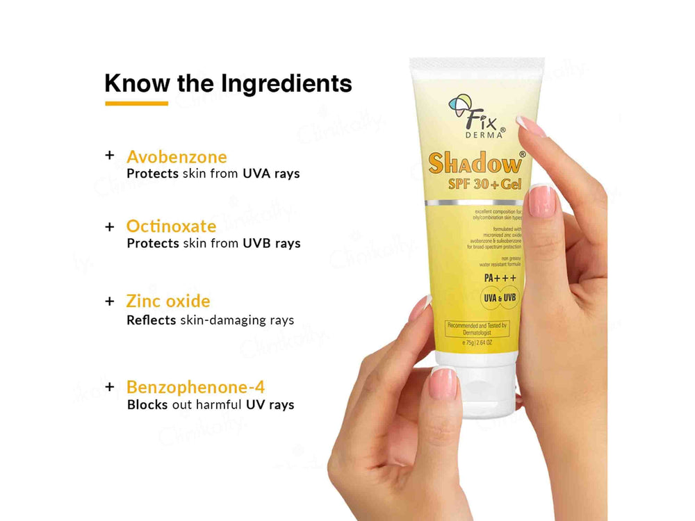 Fixderma Shadow SPF 30+ PA+++ Gel