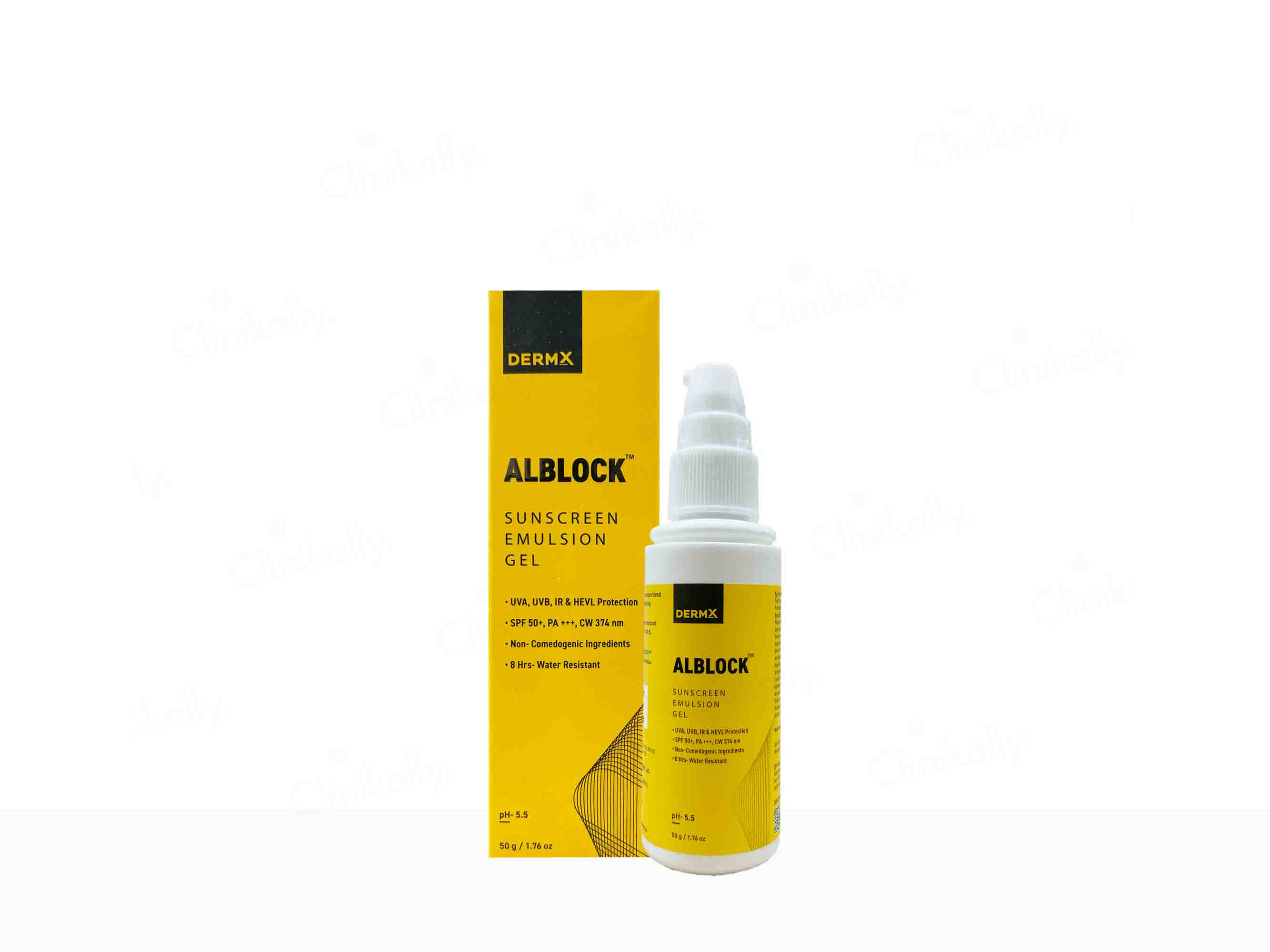 Alblock Sunscreen Emulsion Gel SPF 50+ PA+++