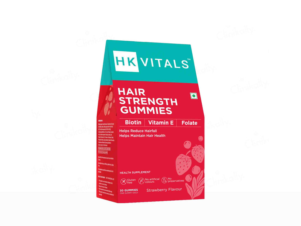 HK Vitals Biotin Gummies Strawberry