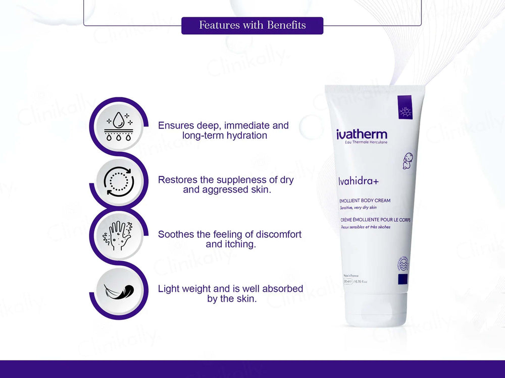 Ivatherm Ivahidra+ Emollient Body Cream