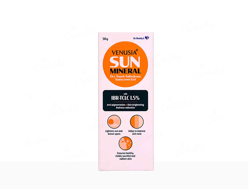 Venusia Sun Mineral Dry Touch Sunscreen Gel SPF 65+ PA++++