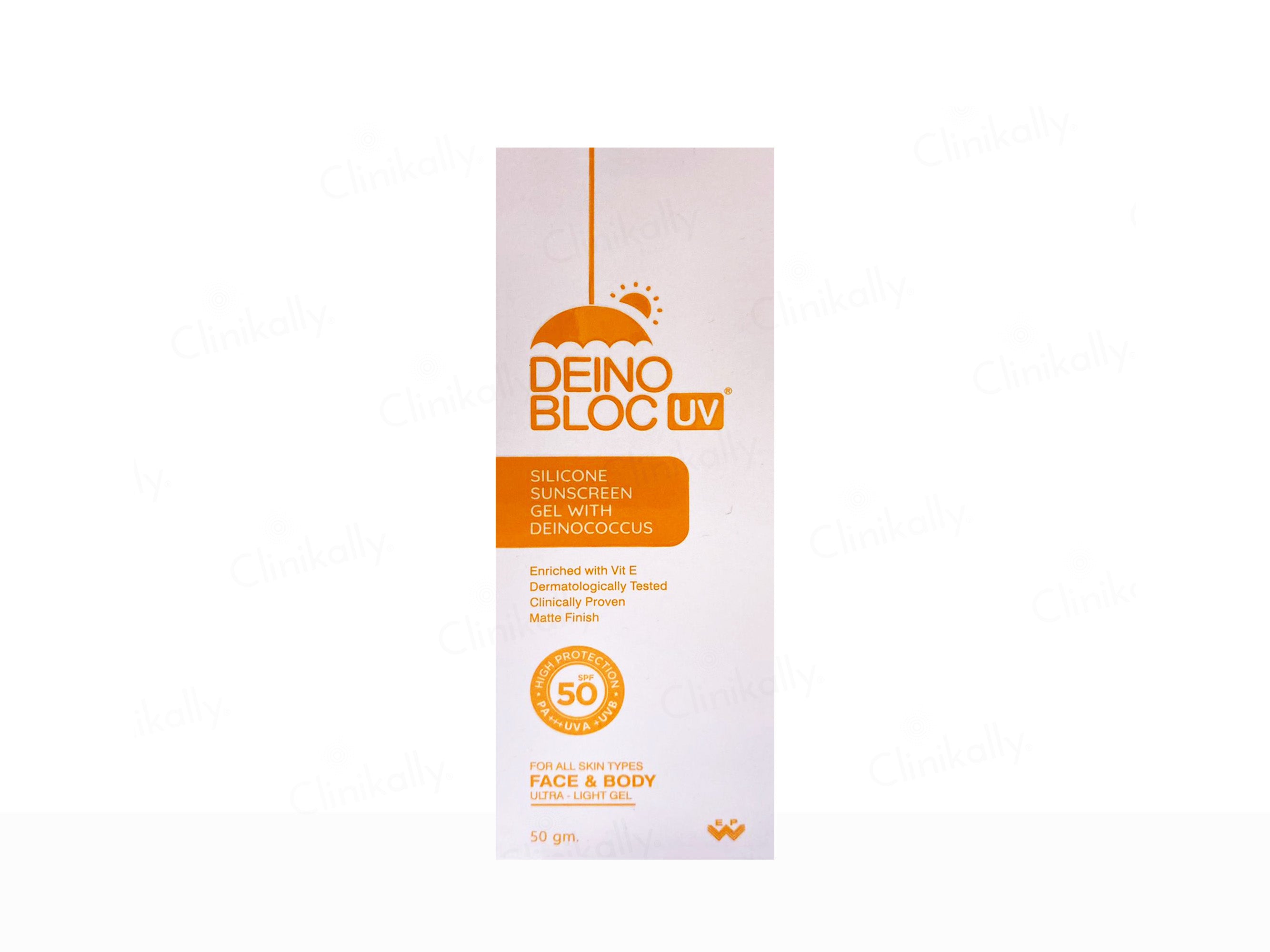 Deino Bloc UV Silicone Sunscreen Gel SPF 50 PA+++