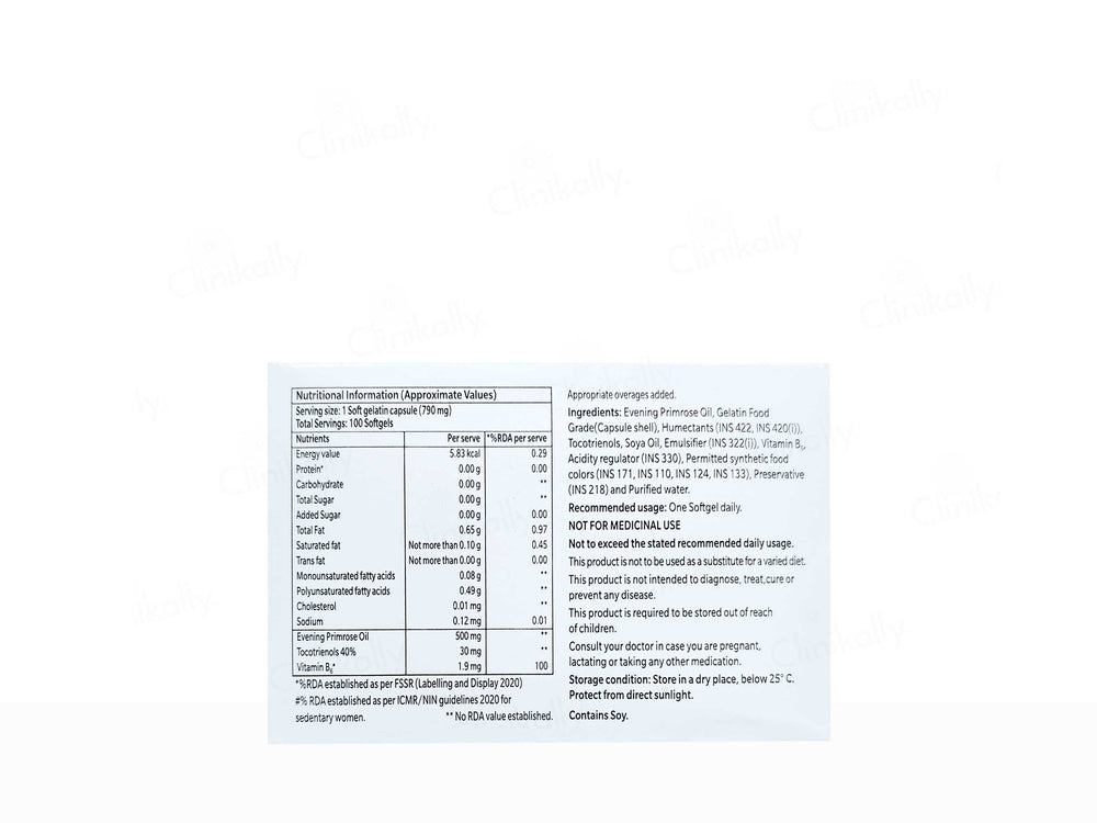 Primosa Boost Soft Gelatin Capsule