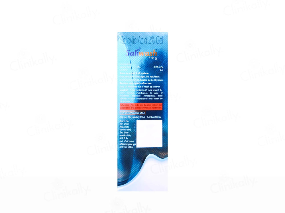 Saliwash Salicylic Acid 2% Gel Face Wash