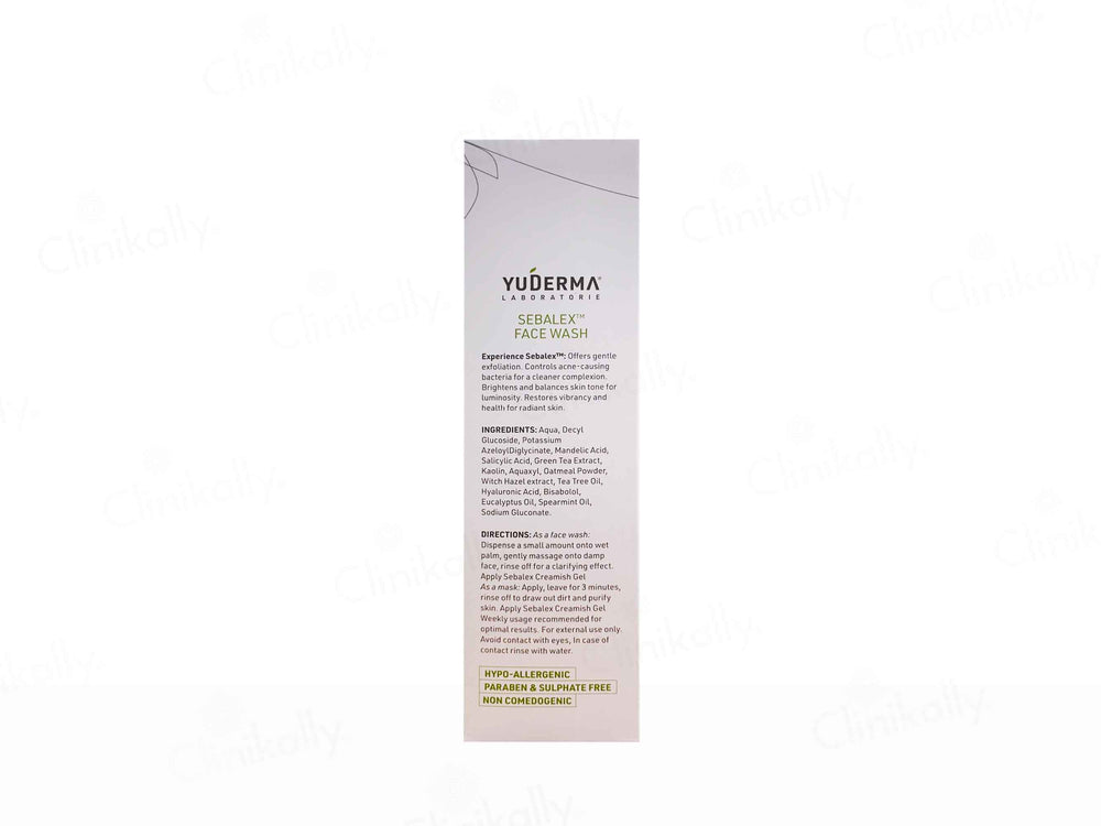 Yuderma Sebalex 2 in 1 Face Wash