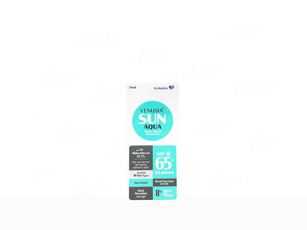 Venusia Sun Aqua Water Based Sunscreen SPF 65+ PA++++