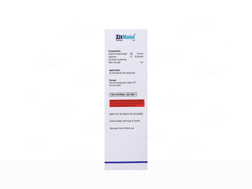 Zitmoist Oil Free Moisturiser Gel