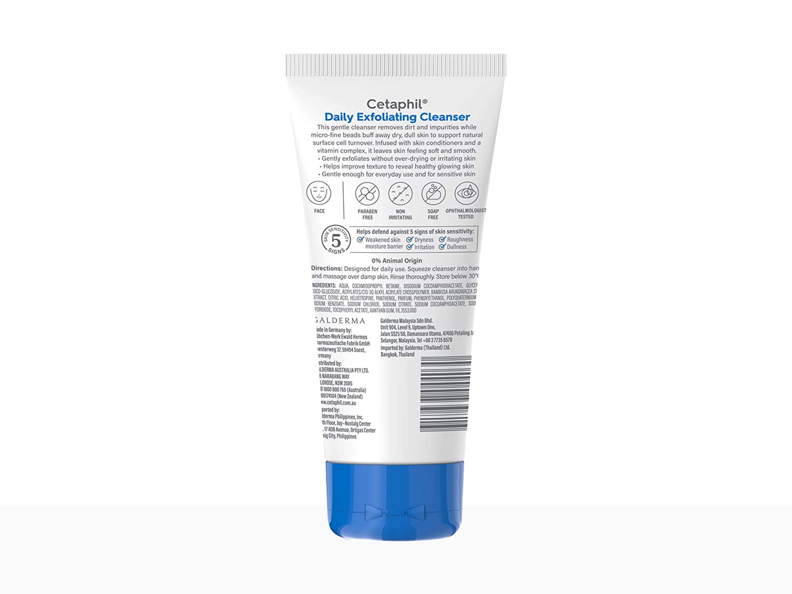 Exfoliating cleanser clearance