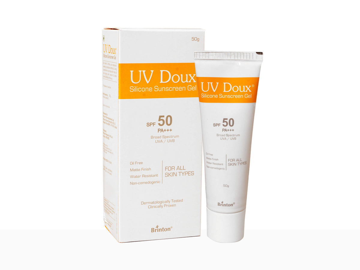 Buy UV Doux Silicone Sunscreen Gel SPF 50+ Online | Clinikally